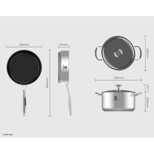 chi tiet bo noi chao hawonkoo whitford quantanium cwh 030